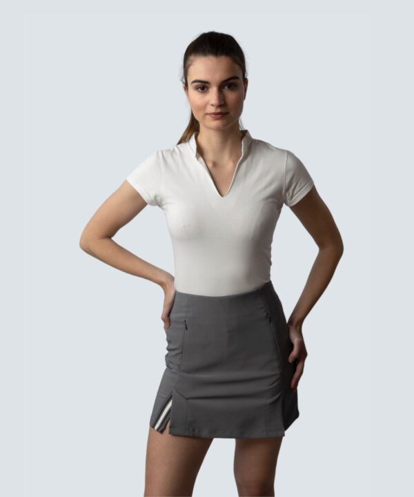 mandarin collar tee