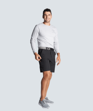 Tactical short with side zip pockets