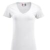 Clique Arden Vneck Tee -white