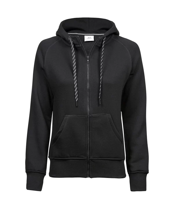 LADIES-FASHION-ZIP-HOODIE-black
