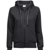 LADIES-FASHION-ZIP-HOODIE-dark grey