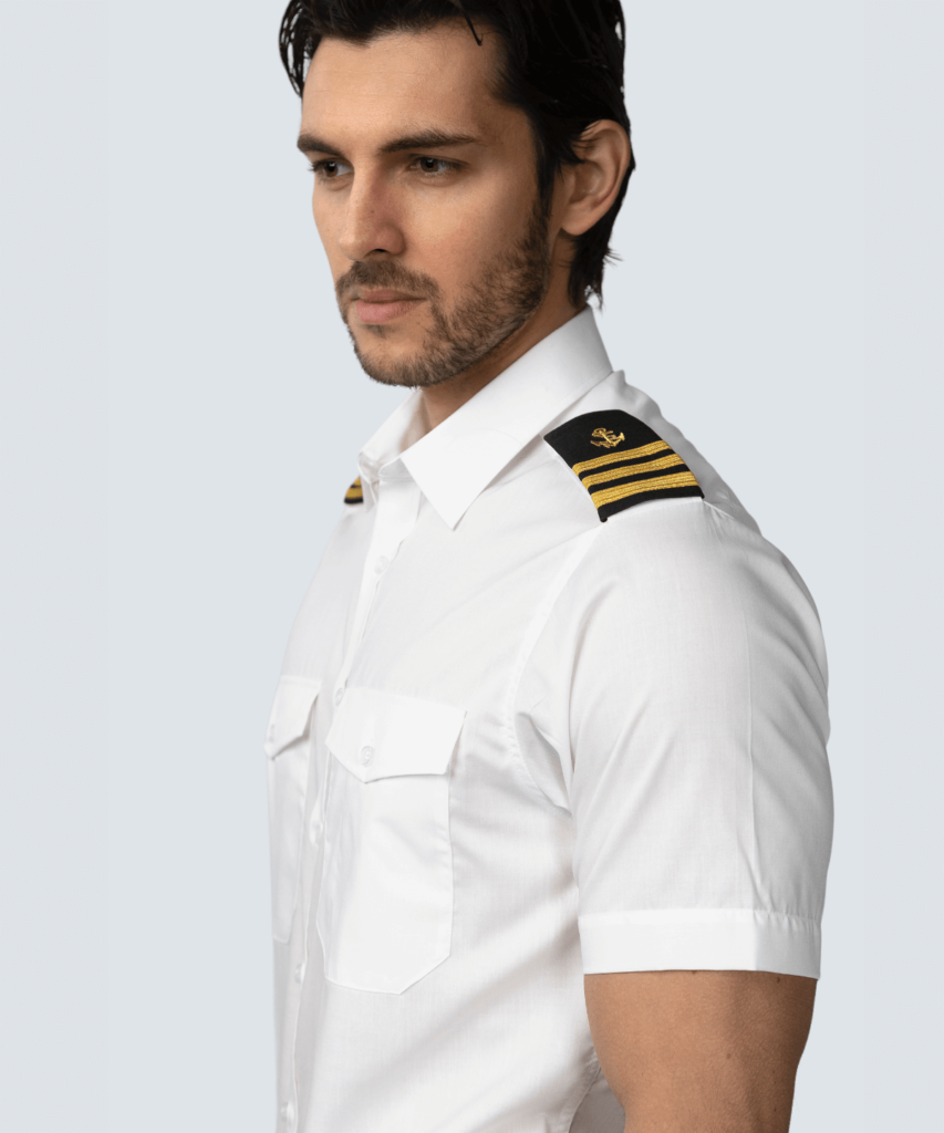 Formal shirt with or without epaulets