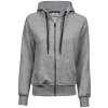 LADIES-FASHION-ZIP-HOODIE-heather grey