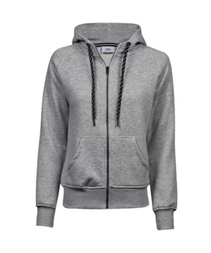 LADIES-FASHION-ZIP-HOODIE-heather grey