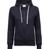 LADIES-FASHION-ZIP-HOODIE-NAVY