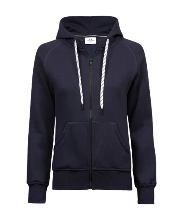LADIES-FASHION-ZIP-HOODIE-NAVY