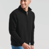 Premium 70/30 zip-neck sweatshirt
