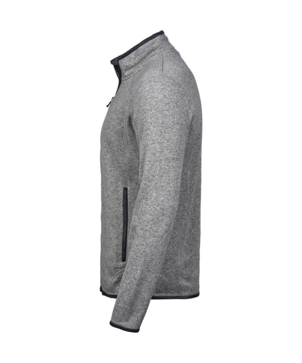 Outdoor fleece jacket- grey melange left
