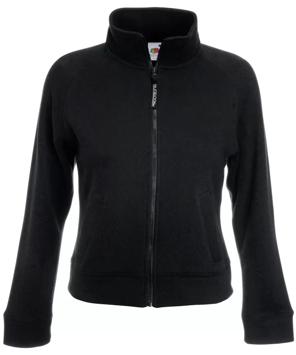 Women's premium 70/30 sweatshirt jacket black