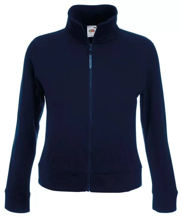 Women's premium 70/30 sweatshirt jacket navy