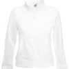 Women's premium 70/30 sweatshirt jacket white