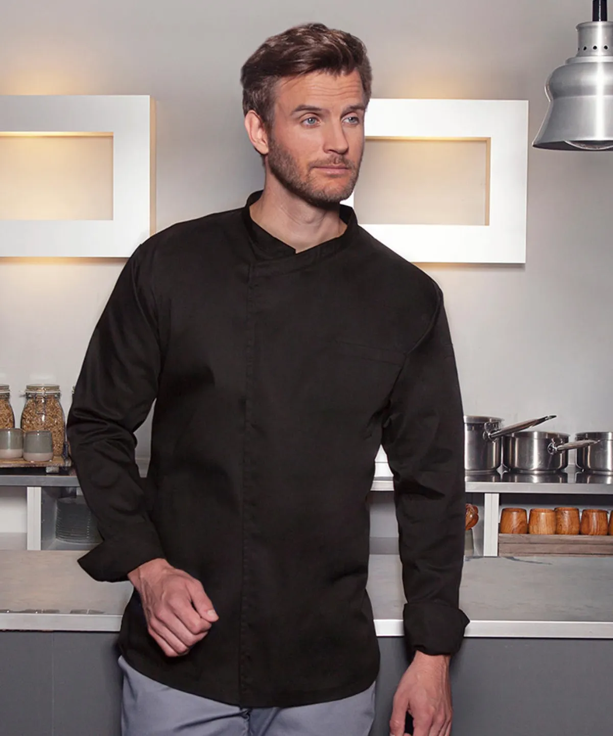 Chef's Shirt Basic Long Sleeve