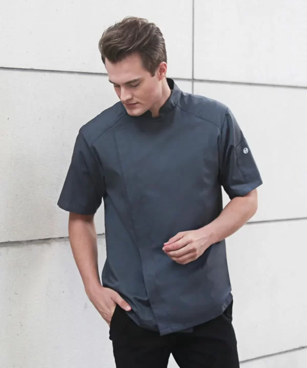 Short-Sleeve Chef Jacket Modern-Look