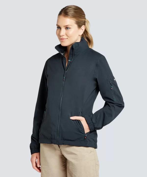 Corfu Women’s Crew Jacket – graphite (7)