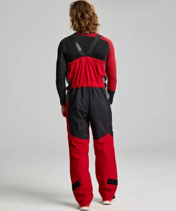 Pro Coastal Bibs-real red_black_grey