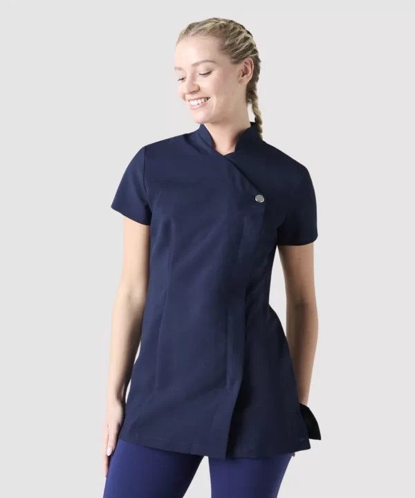 Classic Women’s One Button Tunic-NAVY (9)