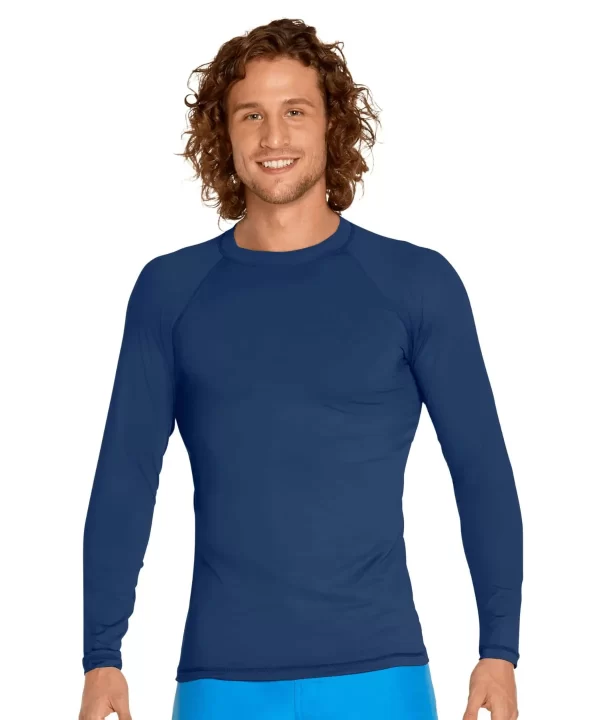 Men’s Navy Long Sleeve Rash Guard navy