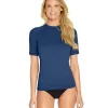 Womens Yacht Short Sleeve Rash Guard