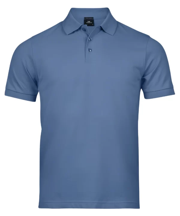 Luxury Stretch Polo ocean blue