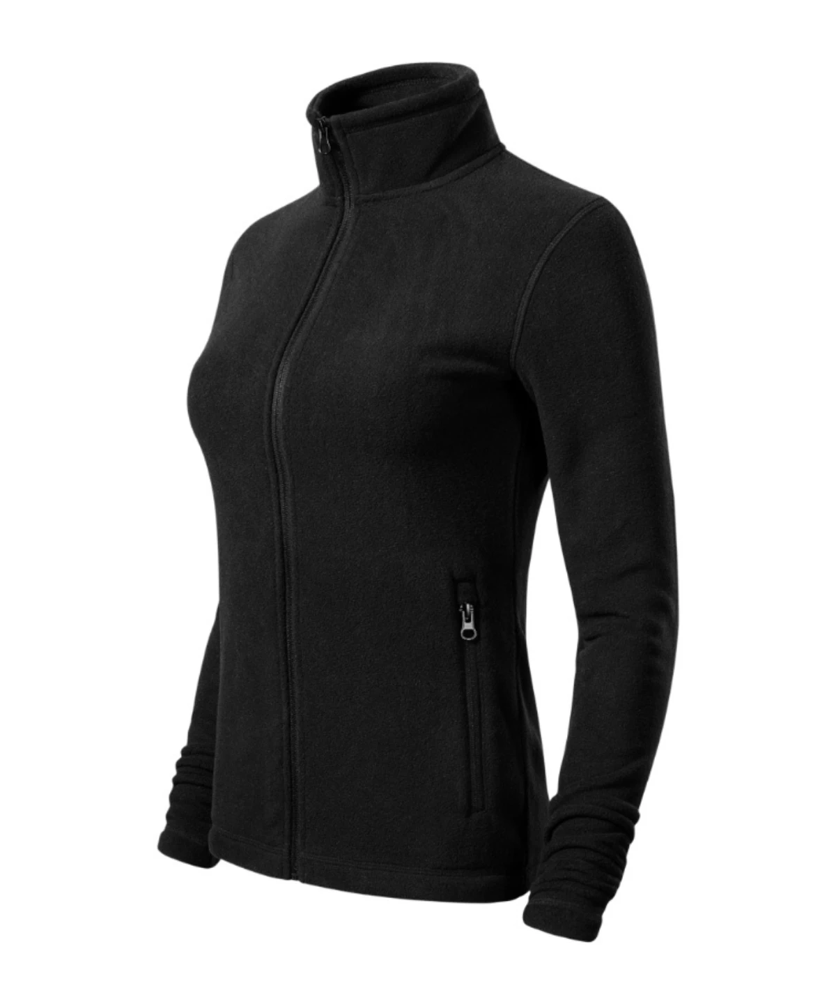 Women’s Micro Fleece Jacket 3 BLACK Factor853 Micro fleece womens 2
