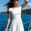 SKARA - little white dress, Luxe & Keel