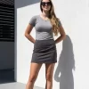 Smooth move yacht crew skort by Luxe & Keel