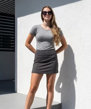 Smooth move yacht crew skort by Luxe & Keel