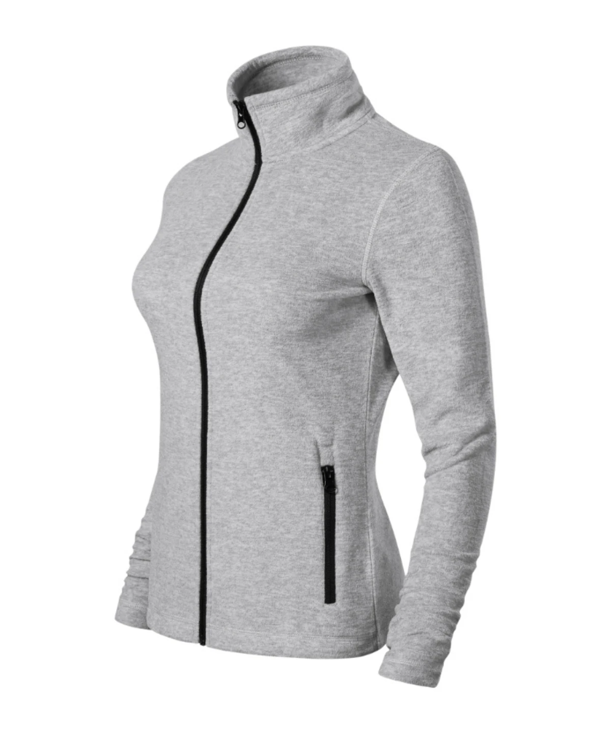 Women’s Micro Fleece Jacket 2 silver melange Factor853 Micro fleece womens
