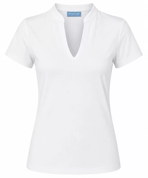 Asian top by Luxe and Keel; white