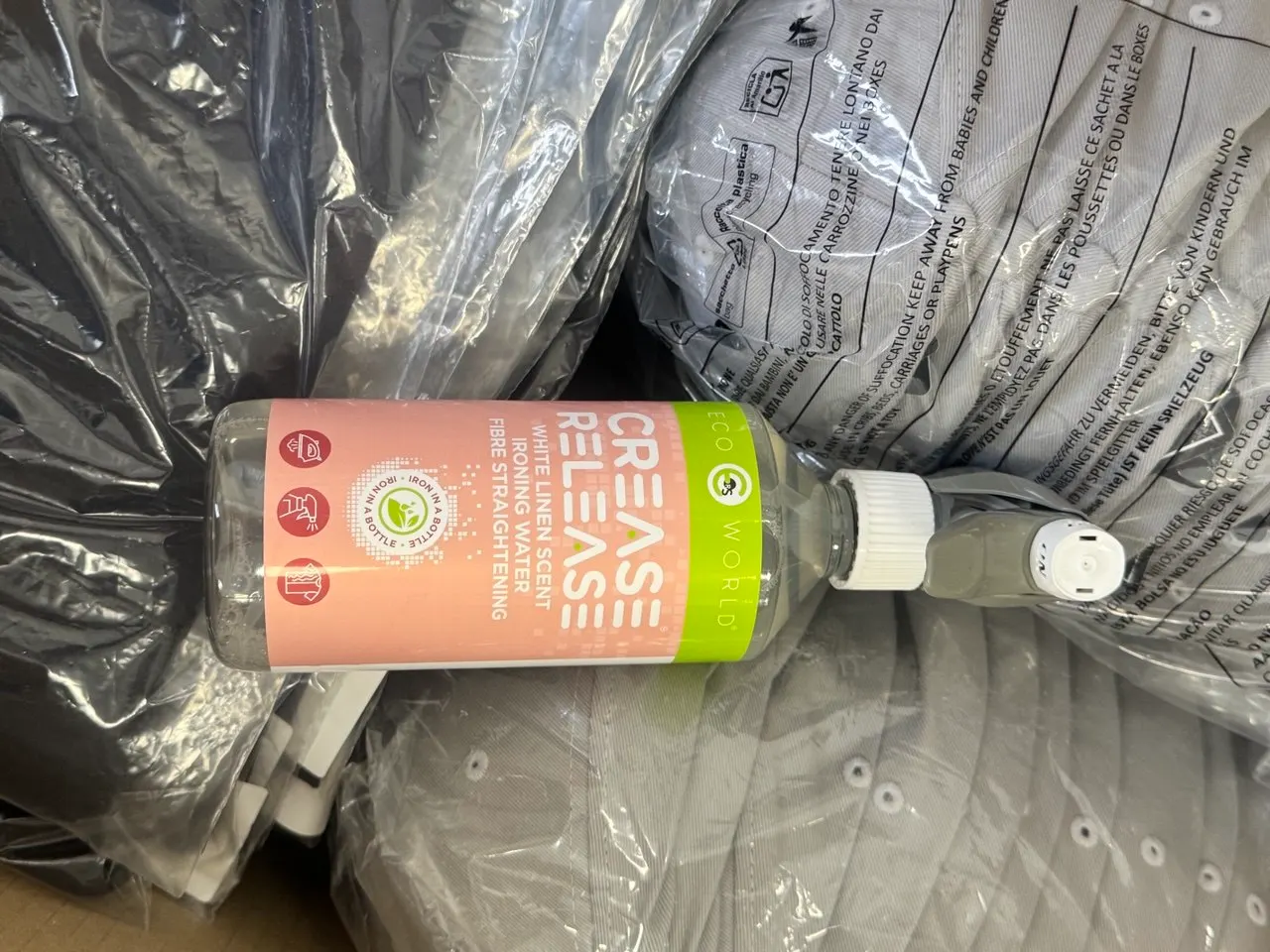 Crease Release spray bottle